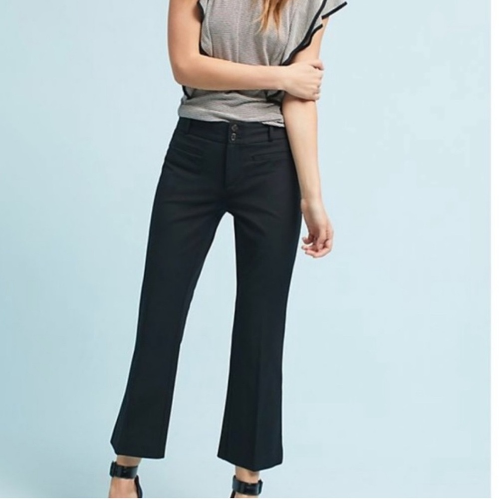 NWT The Essential Crop Flare Pants by Anthropologie— size 8